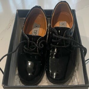 Tip Top Toddler Black Tuxedo Shoes